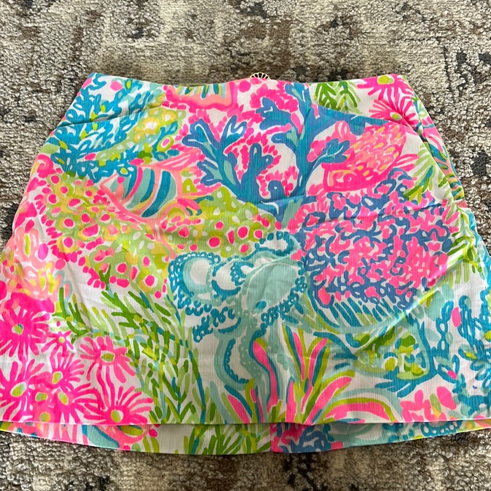 Lilly Pulitzer skort. Size 0. Multicolored patterned